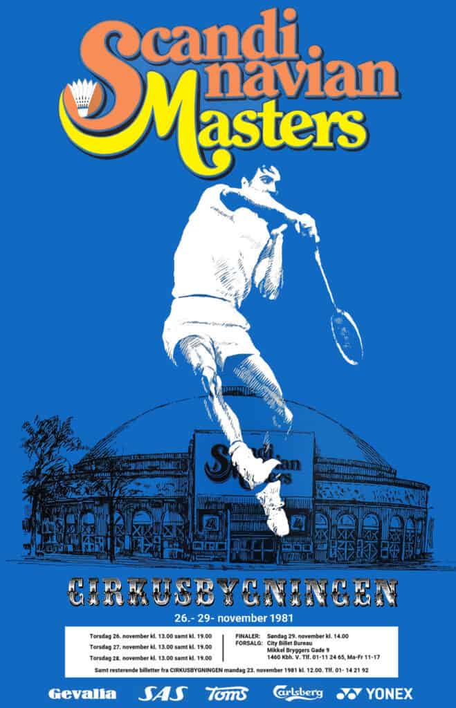 Scandinavian Masters 1981 blev afviklet i Cirkusbygningen.